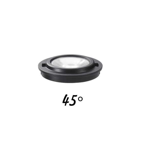 Lens 45° for art. 0085/0086